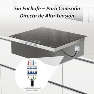 Placa Vitrocerámica Encastrable de 60 cm