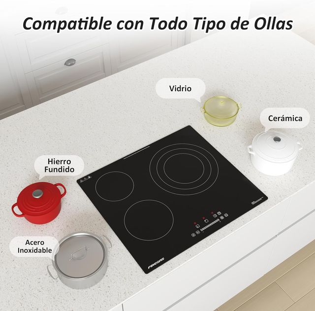 Placa Vitrocerámica Encastrable de 60 cm