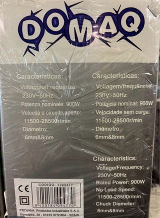 Fresadora DOMAQ 900w 6-8mm
