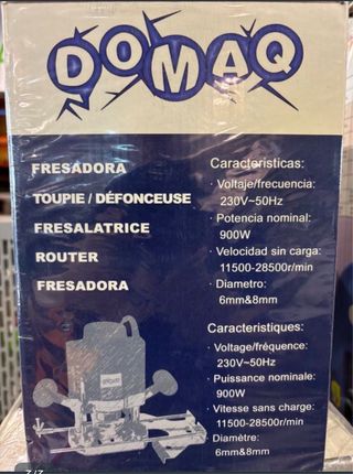 Fresadora DOMAQ 900w 6-8mm
