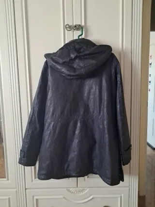 Chaquetón polipiel El Corte Inglés Negro