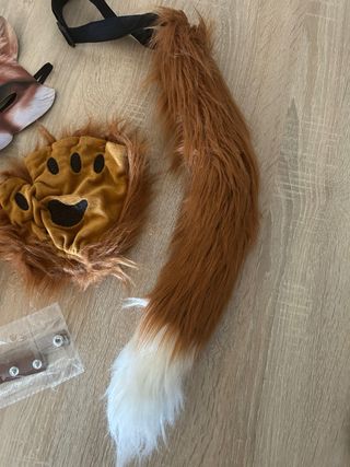 Disfraz Zorro Niño: Máscara, Cola y Guantes