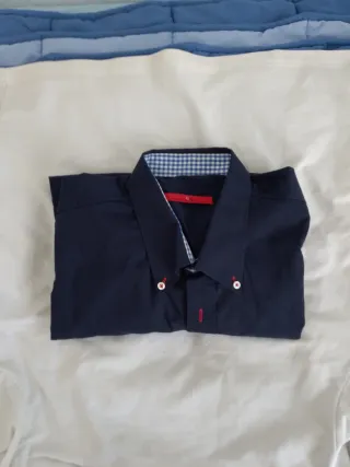 Camisa Carolina Herrera Talla XXL Azul