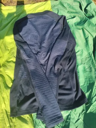 Jersey lana merino azul