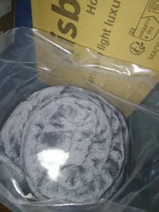 Coperta Pile Grigio 130x150