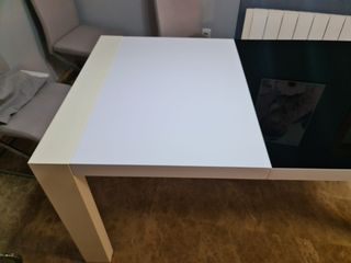 Mesa de comedor extensible hasta 1,95 cm