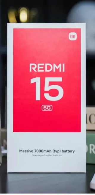 Redmi 15 5G com bateria 7000mAh