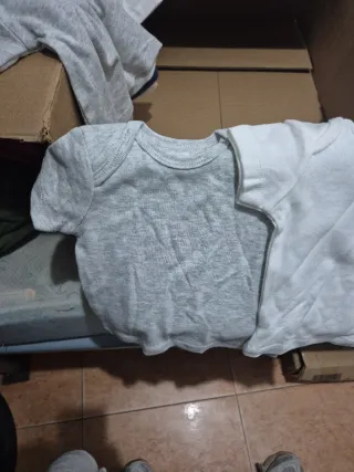 Lote 4 Camisetas Bebé 3 Meses