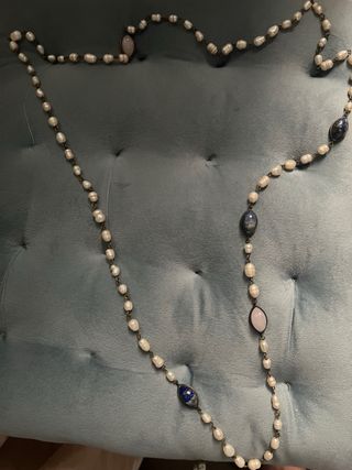 Collar Largo Bimba y Lola Perlas y Piedras