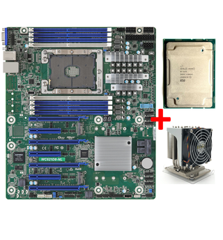 AsrockRack WC621D8-NL+Xeon W-3235+Disipador 4U+TPM