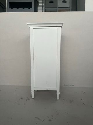 Cajonera blanca 4 cajones madera