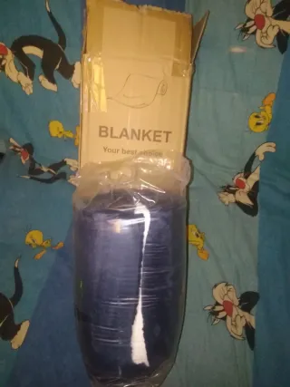 Coperta Pile 130x150 Blu