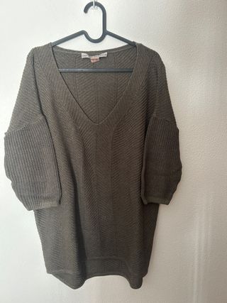 Jersey verde amplio Ashley Brooke talla única