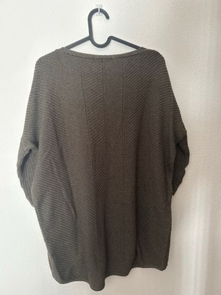 Jersey verde amplio Ashley Brooke talla única