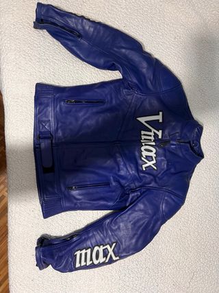 Chaqueta de cuero Vmax azul (Negociable )