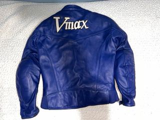 Chaqueta de cuero Vmax azul (Negociable )