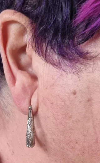 Pendientes Aro Vintage Plata Ley 925