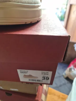 Scarpe Pitas Beige Donna