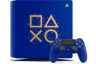 PS4 Slim 500GB Edición Azul y Oro