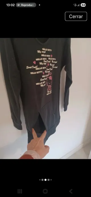 Vestido Sudadera Hello Kitty