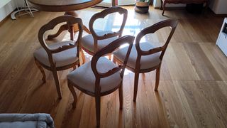 4 sedie vintage stile Luigi Filippo