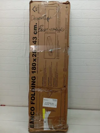 Banco plegable portátil 180 cm