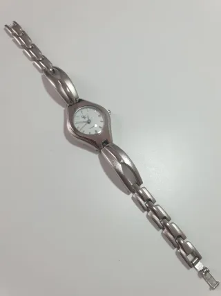 Reloj Gino Bernard Mujer Plata y Blanco Nuevo