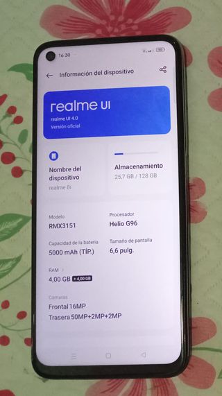 Movil REALME 8I