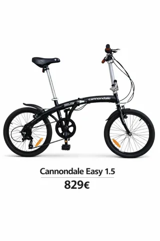 Bicicleta Plegable Cannondale Easy 1.5