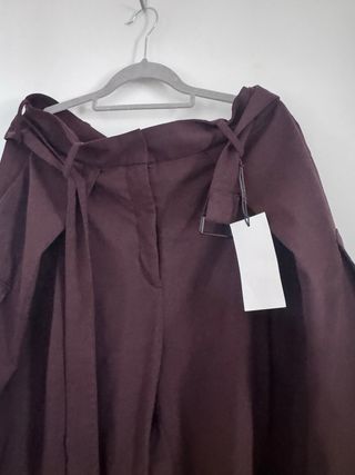 Pantalon palazzo lana Zara