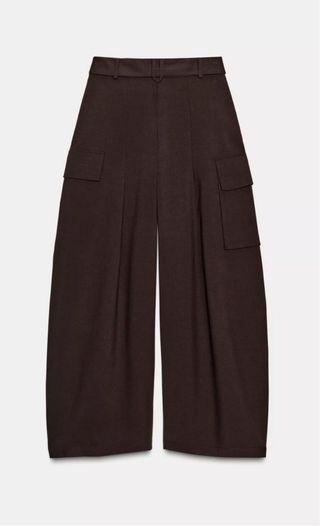 Pantalon palazzo lana Zara
