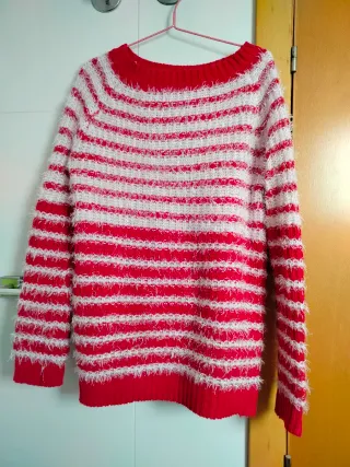 Jersey rayas rojas Talla L