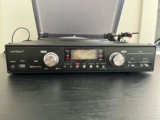 Tocadiscos Sunstech Negro