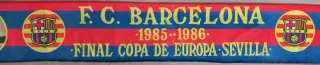Sciarpa FC Barcelona finale di Siviglia 1986