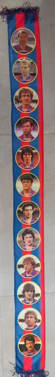 Sciarpa FC Barcelona finale di Siviglia 1986