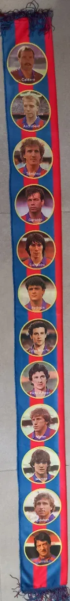 Sciarpa FC Barcelona finale di Siviglia 1986