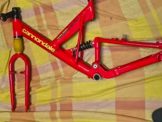 Telaio MTB Cannondale Classica Rosso