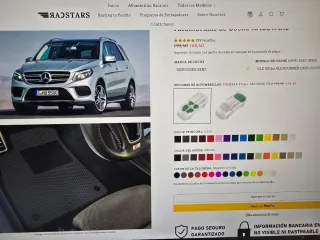 Alfombrillas coche RACSTARS MERCEDES GLE W166