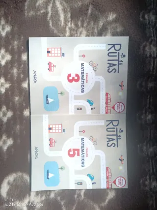 Libros primaria de matemáticas.