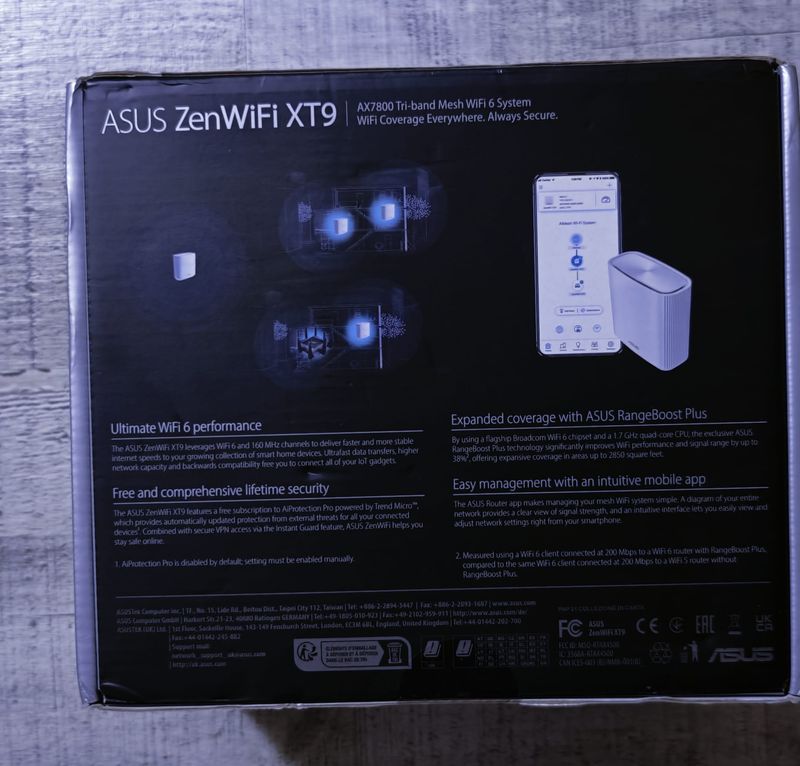 ASUS ZenWiFi XT9 Router Blanco afbeelding 2