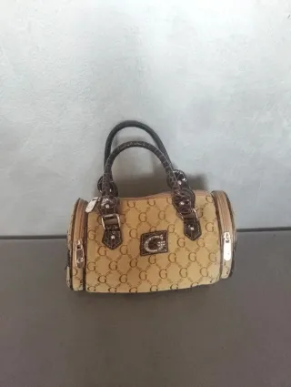 Borsetta Guess Beige/Marrone Monogram