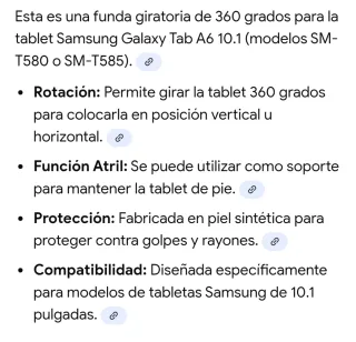 FUNDA TABLET SAMSUNG TAB A6 10.1