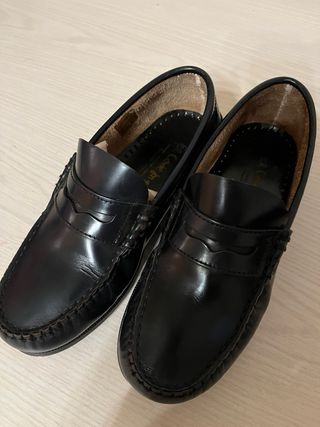 Mocasines niño El Corte Inglés, azul marino.
