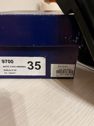 Mocasines niño El Corte Inglés, azul marino.