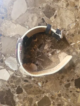 Reloj D&G Mujer Pulsera Cuero Negro y Plata