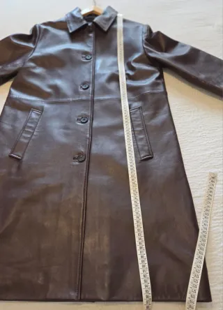 Abrigo de cuero The Kooples Talla 1. Made in India