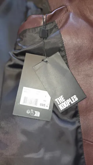 Abrigo de cuero The Kooples Talla 1. Made in India