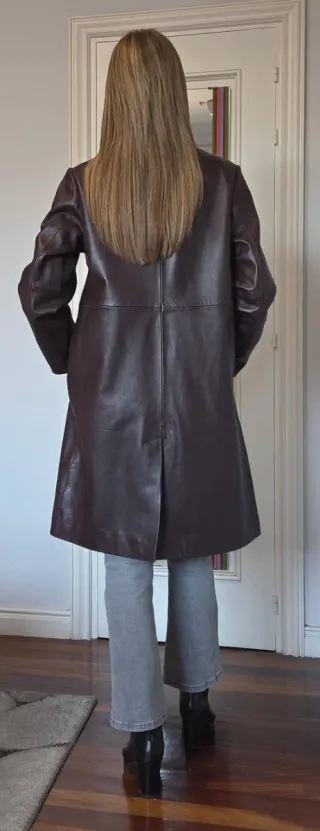 Abrigo de cuero The Kooples Talla 1. Made in India