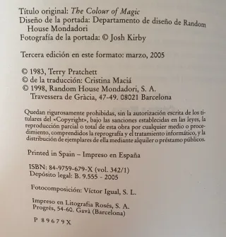 El color de la magia - Terry Pratchett