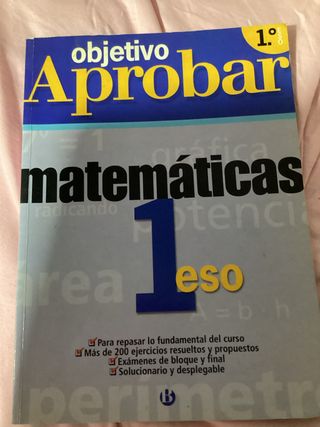 Objetivo aprobar, matemáticas, 1 ESO. Cuaderno